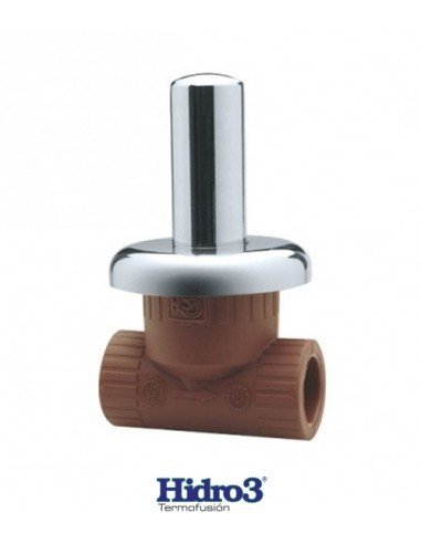 LLAVE DE PASO 1 C/MANCO OCULTO FUSION H3 HIDRO 3